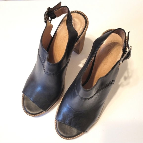 Madewell leather heels Size 9.5 - Picture 2 of 13